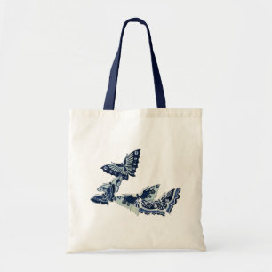 Bolsa Tote Borboletas Azuis de Cinco Vintagens