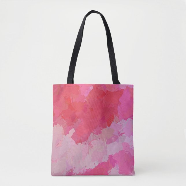 Bolsa Tote Borboletas cor-de-rosa bonito (Frente)