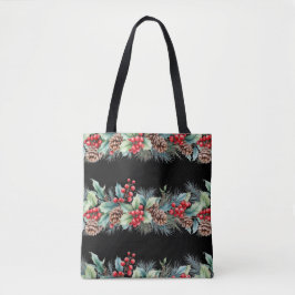 Bolsa Tote Borda Rústica em Aquarela