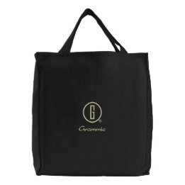 Bolsa Tote Bordada Grammie