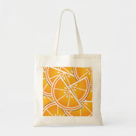 Bolsa Tote Bordas de laranja fungo