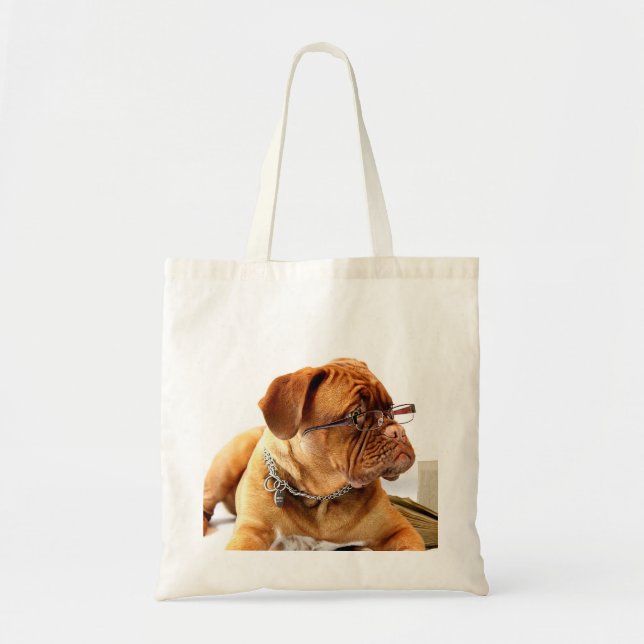 Bolsa Tote Bordeaux Mastiff, Mastiff francês Bordeauxdog Gift (Frente)