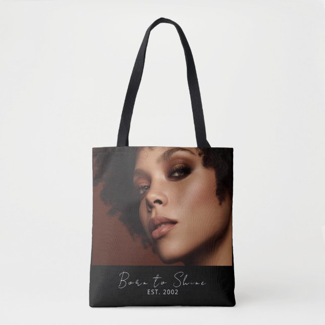 Bolsa Tote Born to Shine Photo Script Established (Frente)