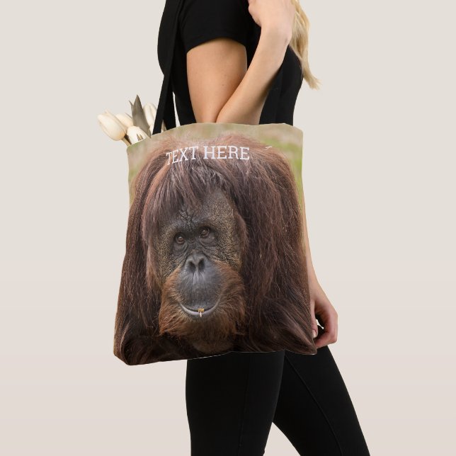 Bolsa Tote Borneo Orangutan - Bela Fotografia (Close Up)