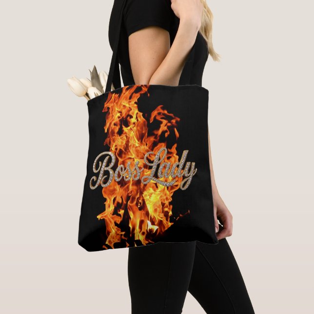 Bolsa Tote Boss Lady Estampa Total (Close Up)
