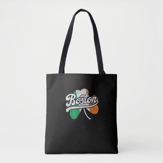Bolsa Tote Boston Irish T-Shirt (Frente)