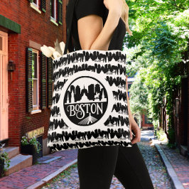 Bolsa Tote Boston Skyline