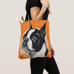 Bolsa Tote Boston terrier impressão
