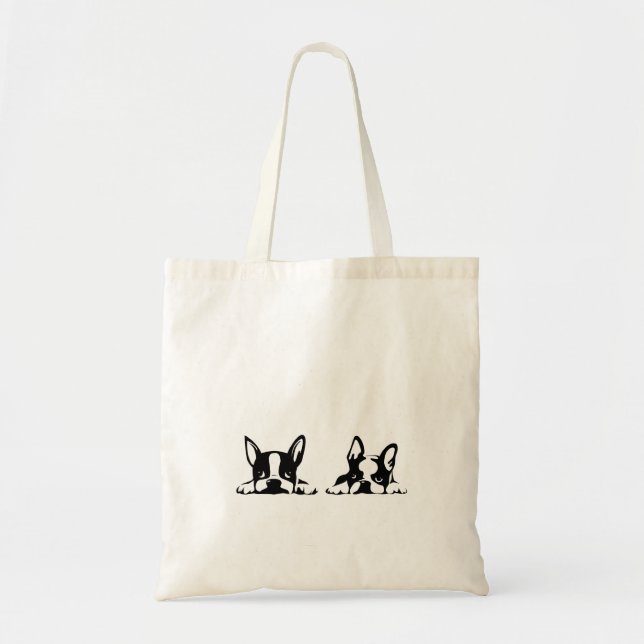 BOLSA TOTE BOSTON TERRIER KOTARO & TEN TEN (Frente)