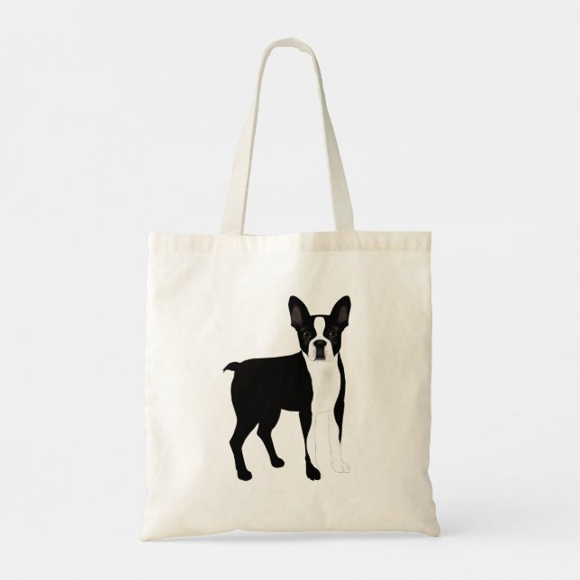Bolsa Tote Boston Terrier Tote Bag (Verso)