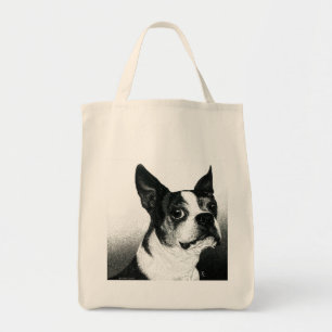 Bolsa Tote Boston Terrier Tote Bag - "Boston Style"