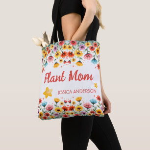 Bolsa Tote Botânica Floral Colorida