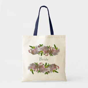 Bolsa Tote Botânica floral pintada à mão