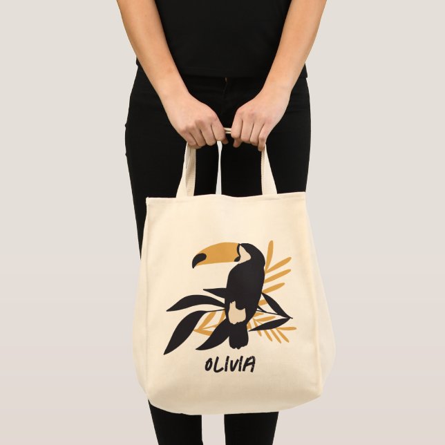 Bolsa Tote Botânico de Tucano Tropical (Frente (produto))