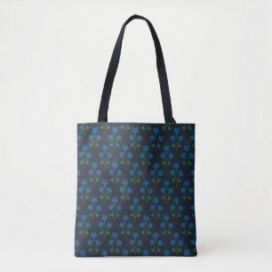 Bolsa Tote Botânico Dramático e Temperamental em Tons de Joia