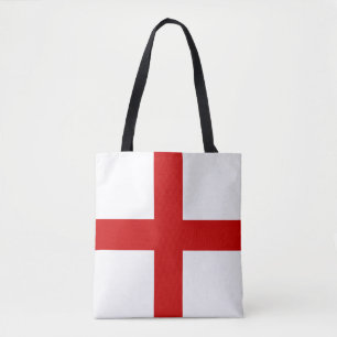 Bolsa Tote Botão da bandeira de Inglaterra