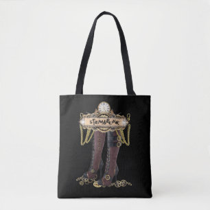 Bolsa Tote Botas de moda de vapor