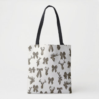 Bolsa Tote Bottom Lands Camo Coquette Bow for Women Deer Hunt