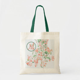 Bolsa Tote Bougainvillea Monograma Cor da Água Rosa