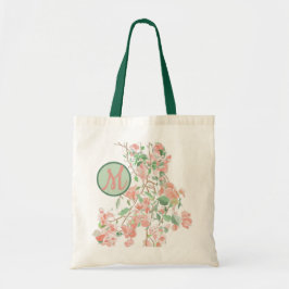 Bolsa Tote Bougainvillea Monograma Floral Rosa