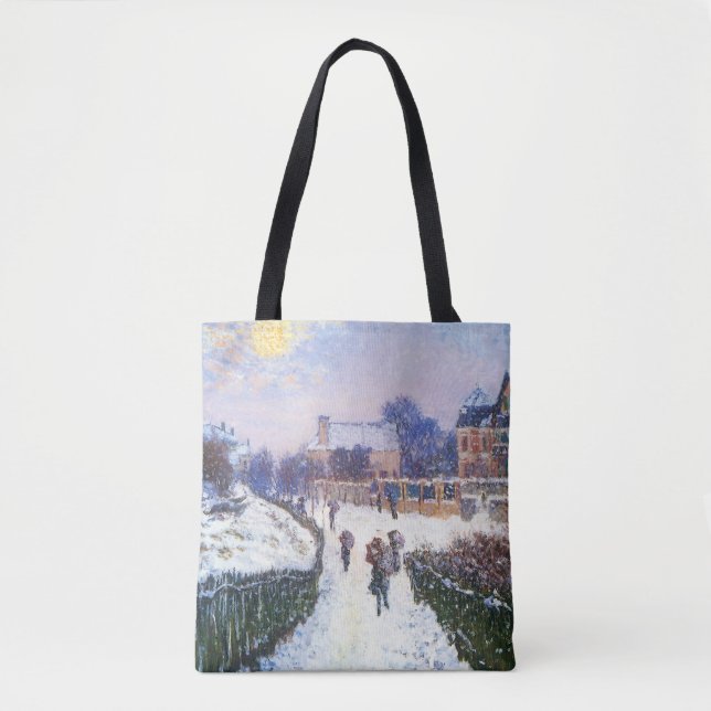 Bolsa Tote Boulevard Santo Denis Argenteuil por Claude Monet (Frente)