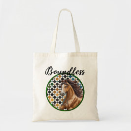 Bolsa Tote Boundless Horse Tote – Alhambra Geometric Art Bag