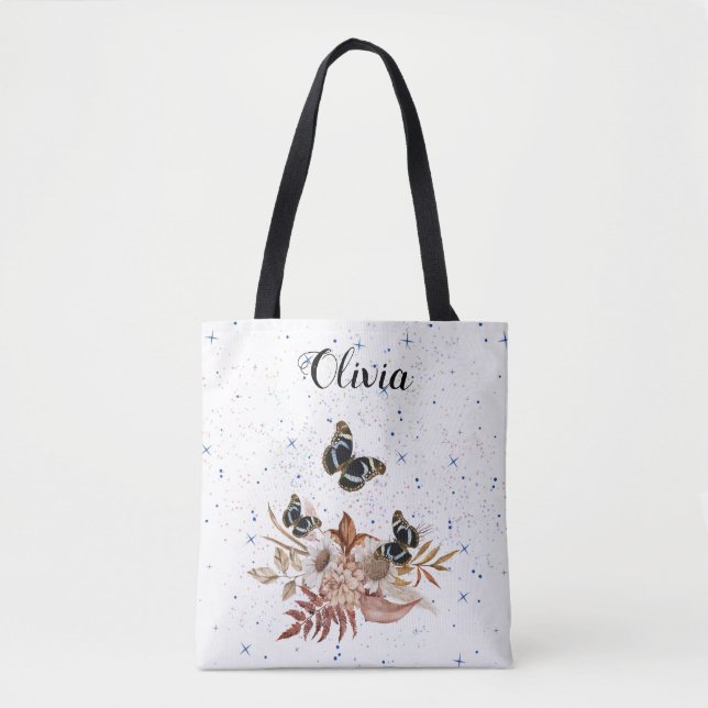 Bolsa Tote Bouquet floral blooming garden (Frente)