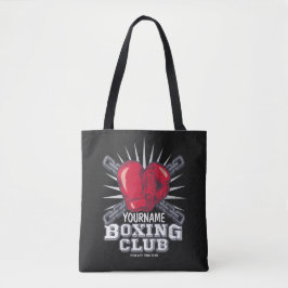 Bolsa Tote Boxer de campeão de combate personalizado para luv