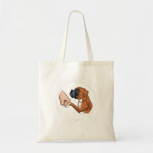 Bolsa Tote Boxer Dog Boxer Dog Lover Design para Melhores Ami