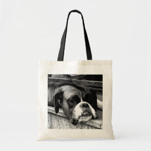Bolsa Tote Boxer Dog On Windowsill btcna