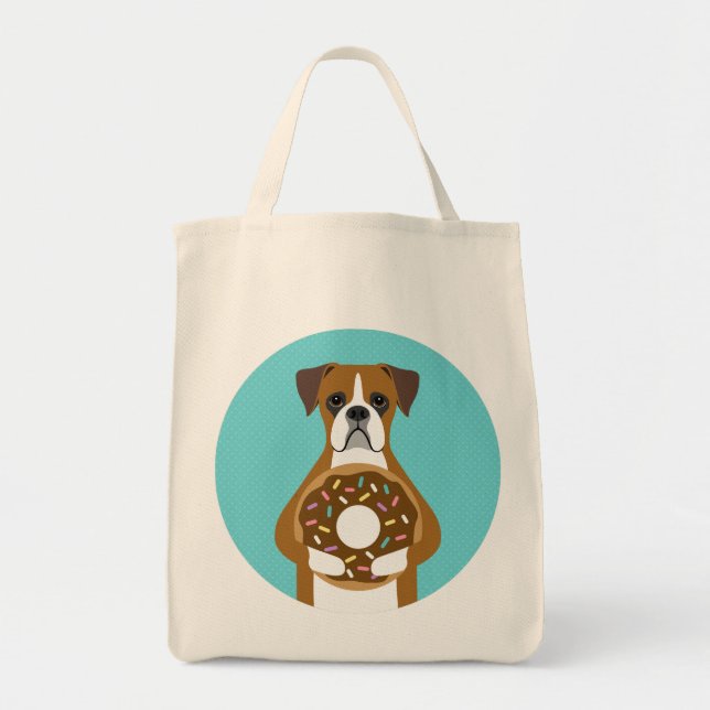 Bolsa Tote Boxer Dog Tote Bag (Frente)