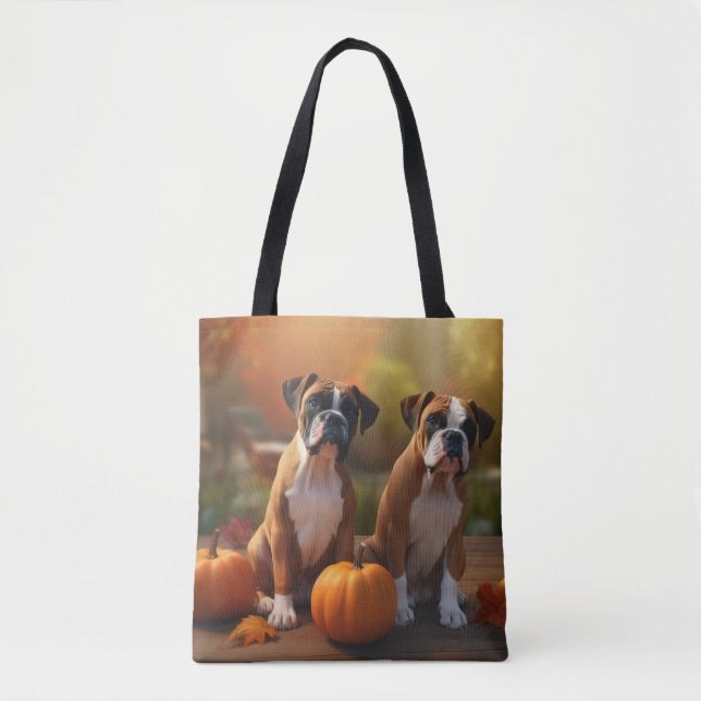 Bolsa Tote Boxpy Puppy Autumn Delight Pumpkin (Frente)