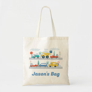 Bolsa Tote Boys Personalizados Transport Vehicle Tote Bag