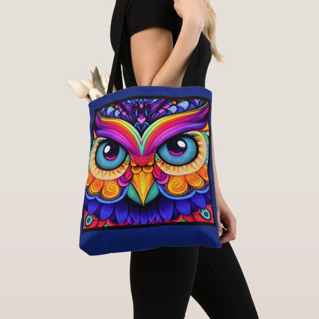 Bolsa Tote BRAÇO OWL - Consulte Trás (Close Up)