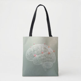 Bolsa Tote Brain Botanical Creativity