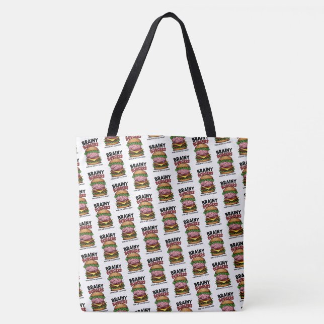 Bolsa Tote Brainy Burgers (Frente)
