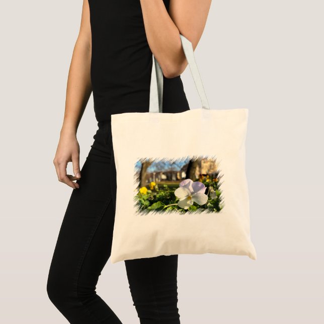 Bolsa Tote Branca de prata (Frente (produto))