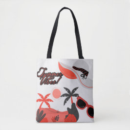 Bolsa tote branca de verão