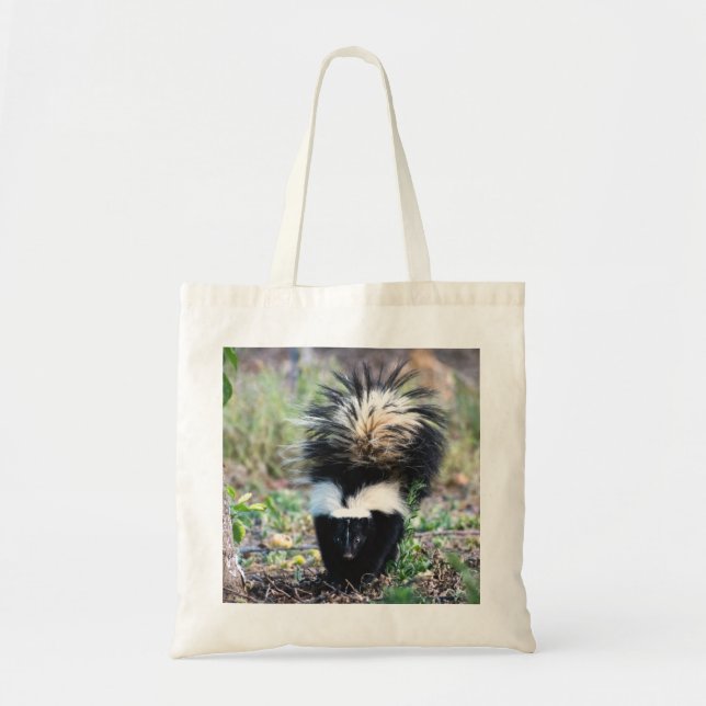 Bolsa Tote Branco e preto-e-branco (Frente)