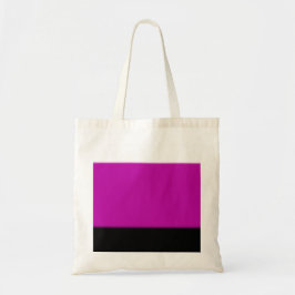 Bolsa Tote Branco, rosa e preto