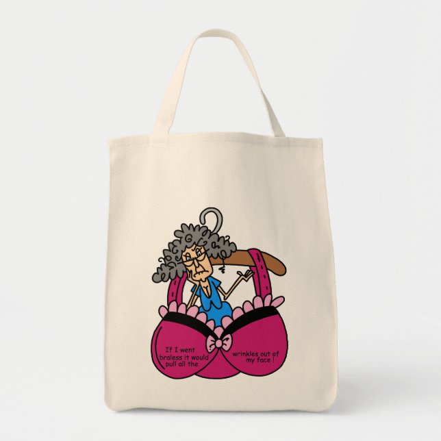 Bolsa Tote Bras e Wrinkles Humor (Frente)