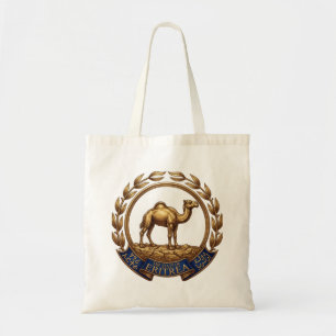 Bolsa Tote brasão de armas símbolo emblema bandeira camelo da