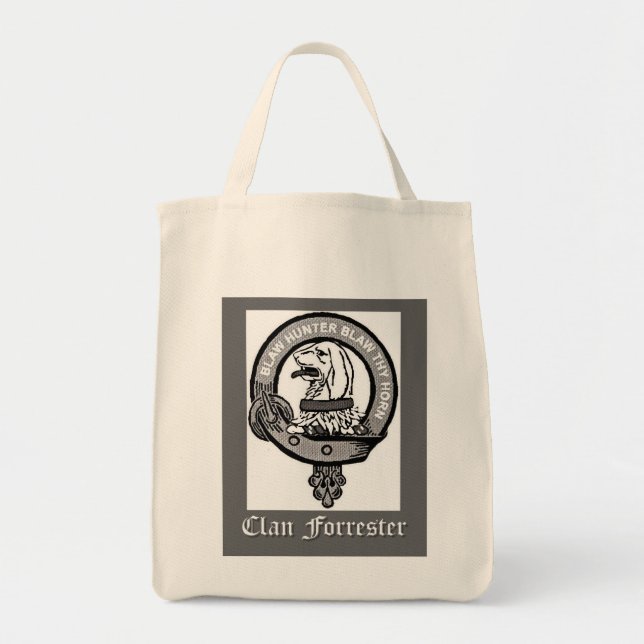 Bolsa Tote Brasão do Clã Forrester (Frente)