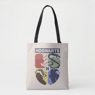 Bolsa Tote Brasão Estampado VINTAGE HOGWARTS™