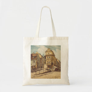 Bolsa Tote Bratislava por Richard Lux Século Gravura Colorida