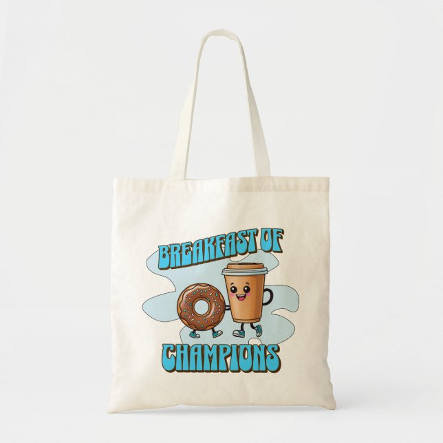 Bolsa Tote Breakfast of Champions (Frente)