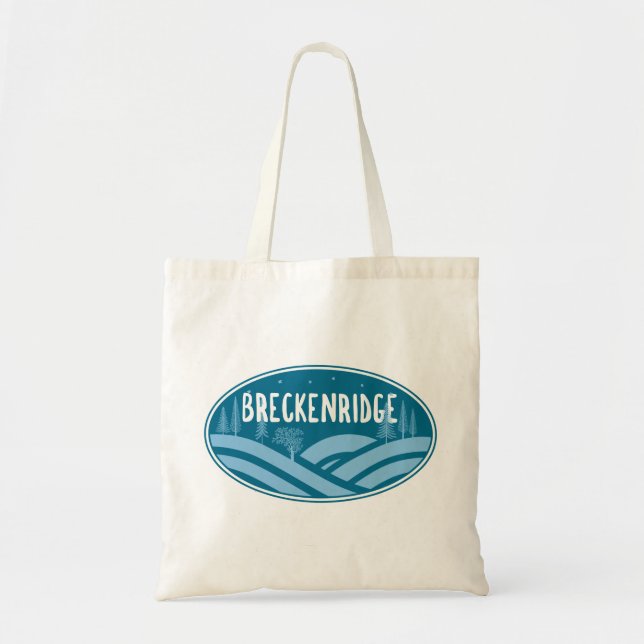 Bolsa Tote Breckenridge Colorado ao ar livre (Frente)