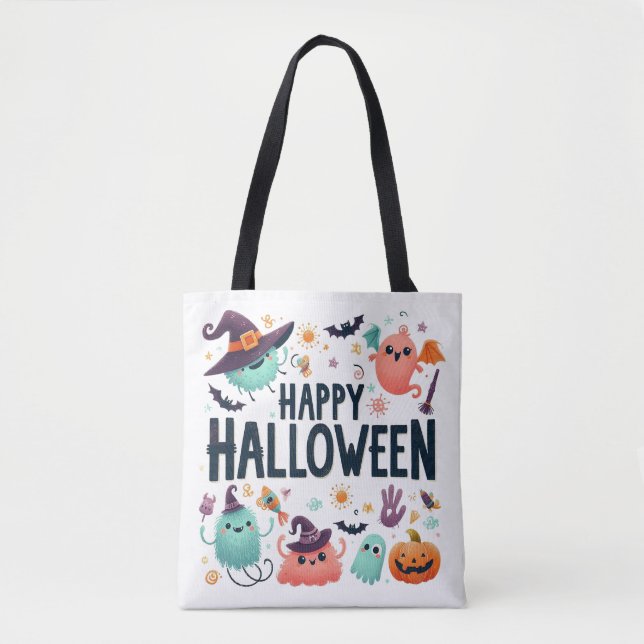 Bolsa Tote Brew da bruxa- Halloween (Frente)