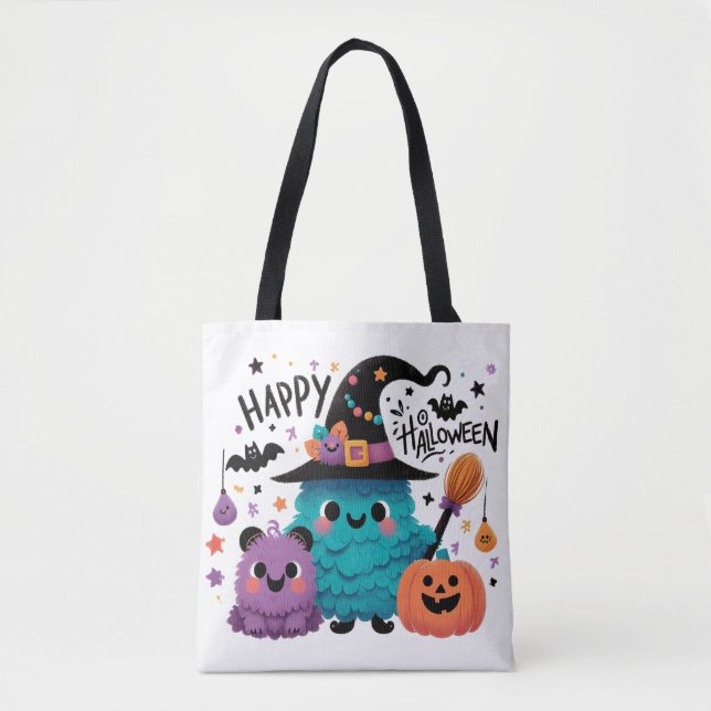 Bolsa Tote Brew da bruxa- Halloween (Frente)