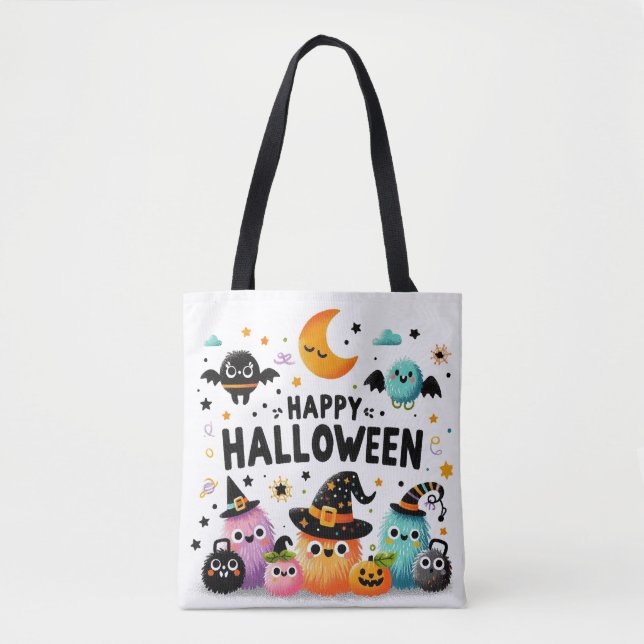 Bolsa Tote Brew da bruxa- Halloween (Frente)